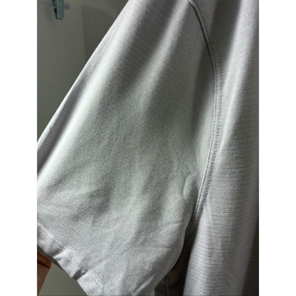 Lululemon Short Sleeve Polo Shirt in Gray Size XXL - Picture 5 of 8